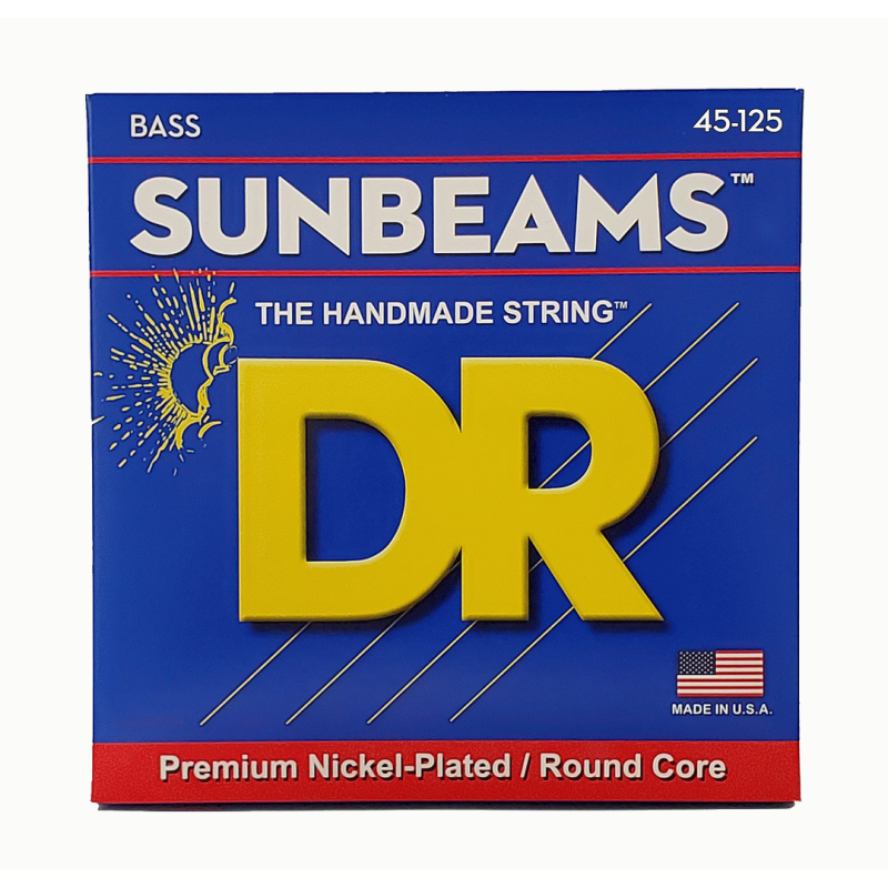 DR Sunbeam Nickel Plated 5-String Medium Bass Strings 45-125