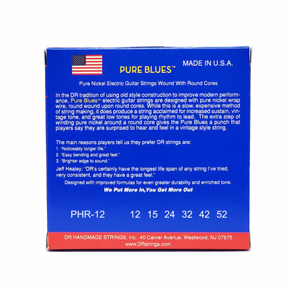 Dr Pure Blues Pure Nickel Electric Guitar Strings Extra Heavy 12-52 — view 3