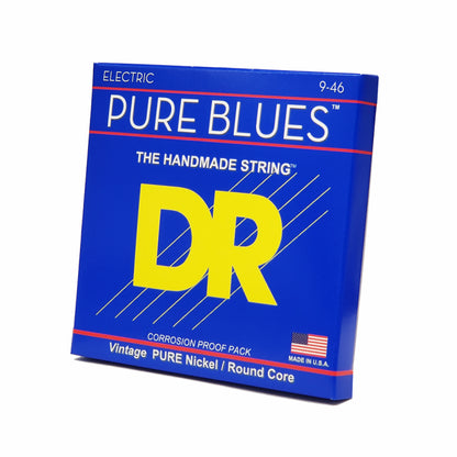 Dr Pure Blues Pure Nickel Electric Guitar Strings Light to Medium 9-46 — view 2