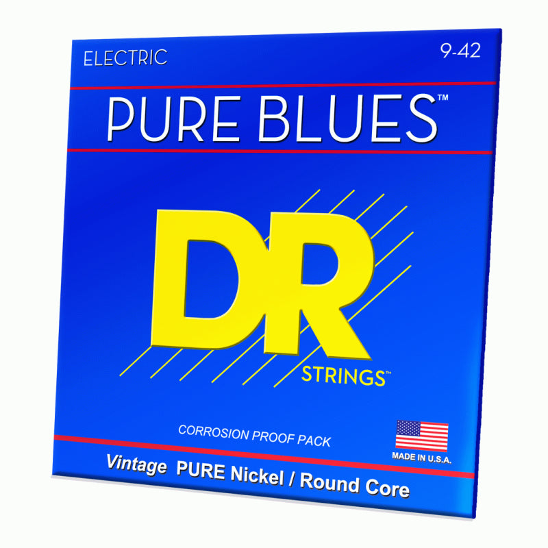 DR Pure Blues Light Nickel Electric Guitar Strings 9-42 — view 2