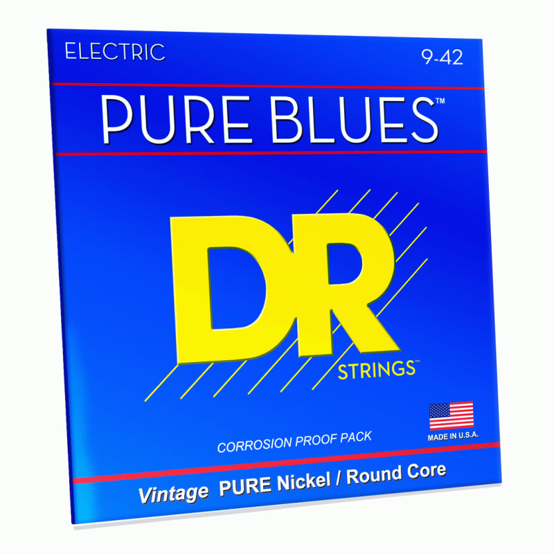DR Pure Blues Light Nickel Electric Guitar Strings 9-42 — view 3