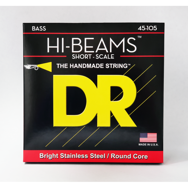 DR Hi-Beam Stainless Steel Bass Strings Medium 45-105 Short Scale