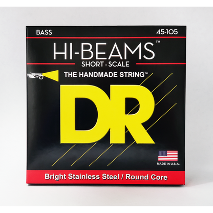 DR Hi-Beam Stainless Steel Bass Strings Medium 45-105 Short Scale