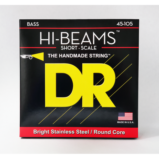 DR Hi-Beam Stainless Steel Bass Strings Medium 45-105 Short Scale