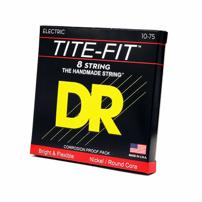 Dr Tite-Fit Nickel Plated Electric Guitar Strings 8-String Medium 10-75 — view 2