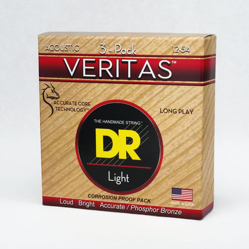 Veritas Coated Core Technology Acoustic Guitar Strings Light 12-54 — view 2