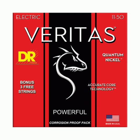 DR Veritas Coated Core Technology Electric Guitar Strings 11-50