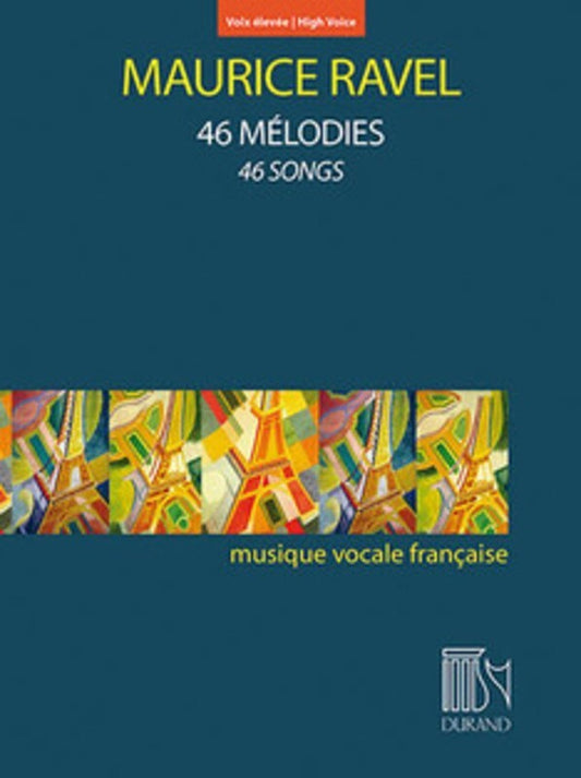 Ravel - 46 Melodies High Voice (Softcover Book)