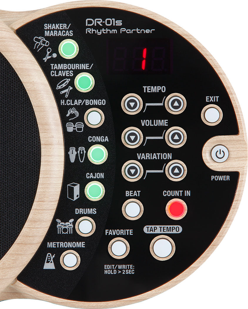 BOSS DR-01S Rhythm Partner - Acoustic Percussionist with Organic Sounds & Versatile Grooves — view 5