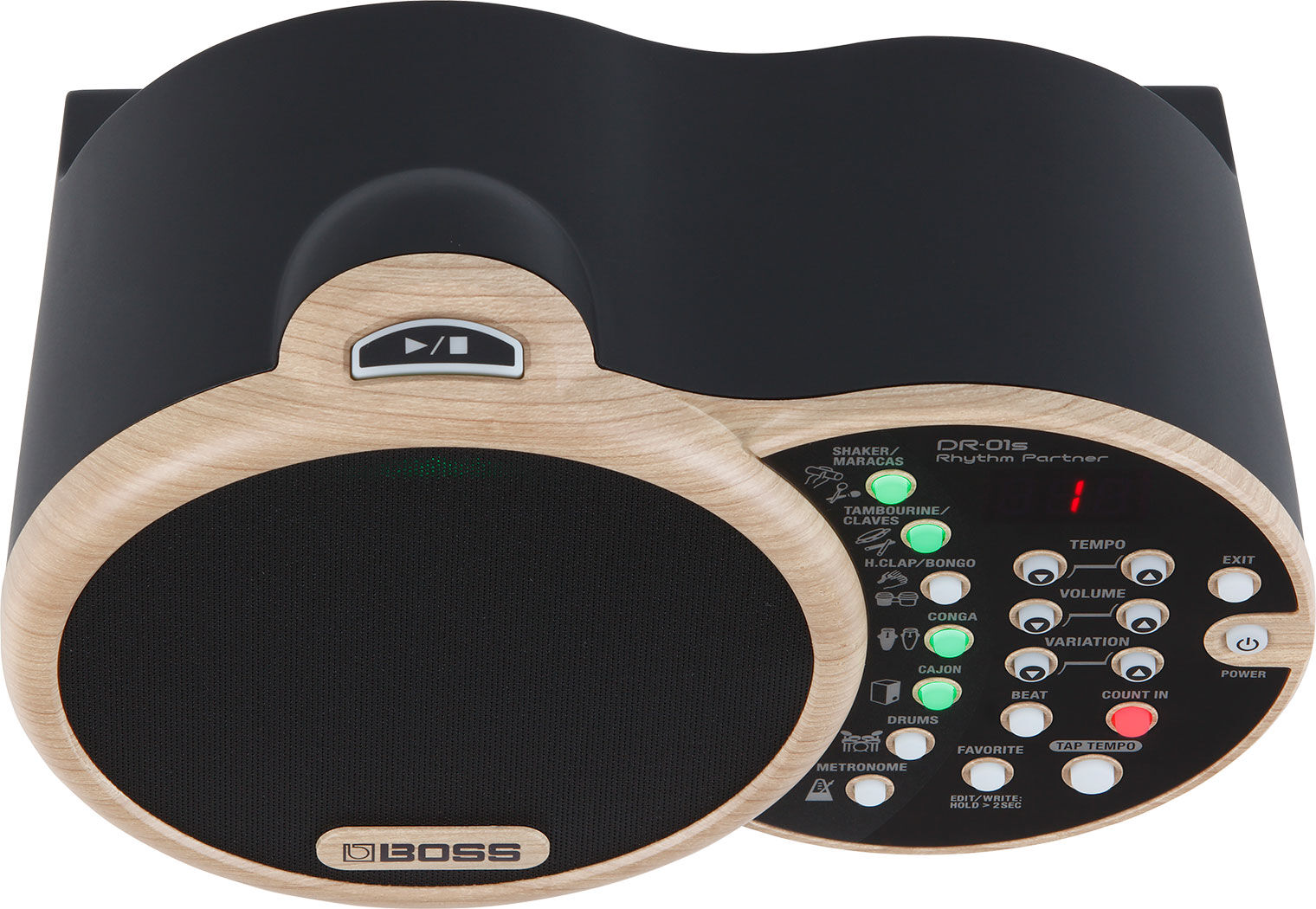 BOSS DR-01S Rhythm Partner - Acoustic Percussionist with Organic Sounds & Versatile Grooves — view 4