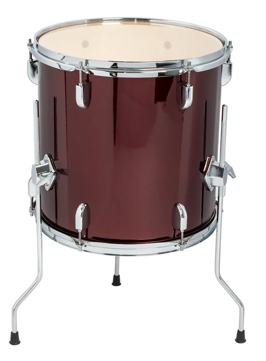 DXP 14x14 Floor Tom with Wine Red Finish