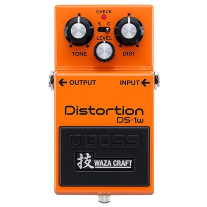 BOSS DS-1W Distortion Pedal - WAZA CRAFT Edition, Classic Orange Tone, Enhanced Features, Compact Effect for Guitarists — view 2