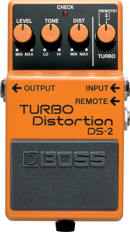 BOSS DS-2 Turbo Distortion Pedal - Classic & Turbo Modes for Versatile Guitar Tones — view 2