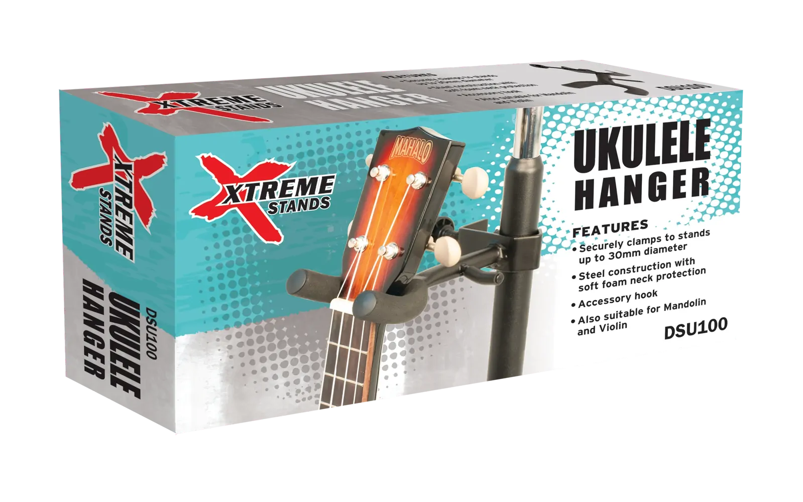 Xtreme Ukulele Hanger Clamp-On Model DSU100 — view 3