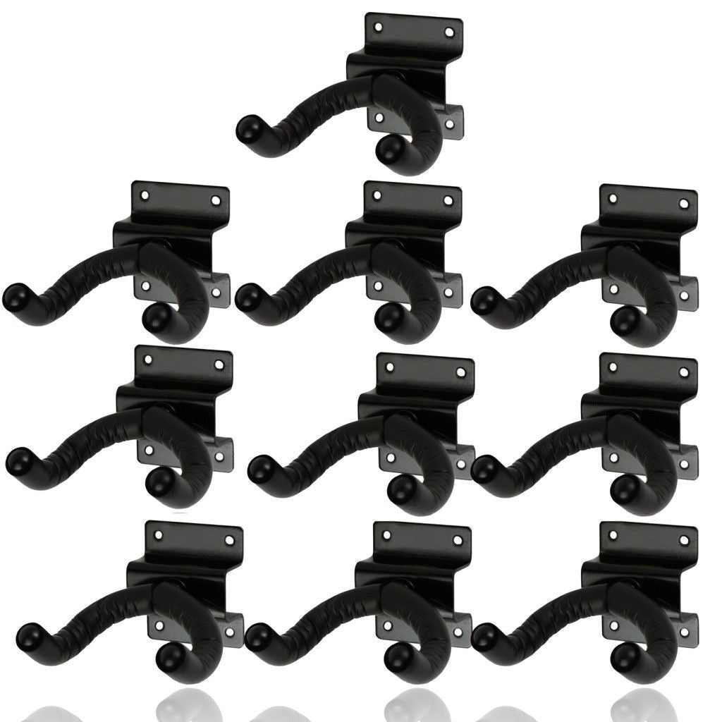 20 x CPK Guitar Wall Hangers, Screw mount lipped metal base, swivel head *NEW*