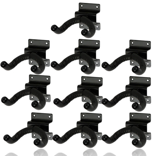 20 x CPK Guitar Wall Hangers, Screw mount lipped metal base, swivel head *NEW*