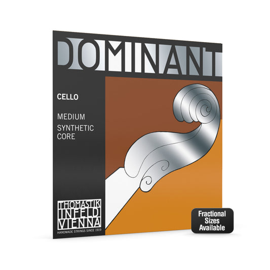 Thomastik 145.3/4 Dominant Cello C String 3/4 Size Medium Synthetic Core Chrome Wound