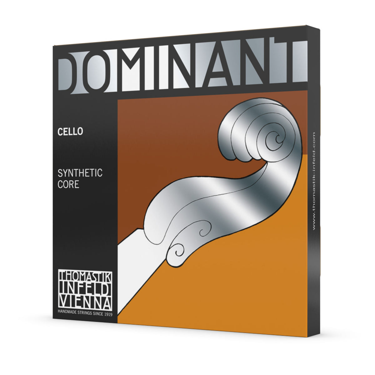 Thomastik 147S Dominant Cello Stark String Set - Synthetic Core, Chrome Wound, Available in 4/4 Medium and Heavy Sizes — view 2