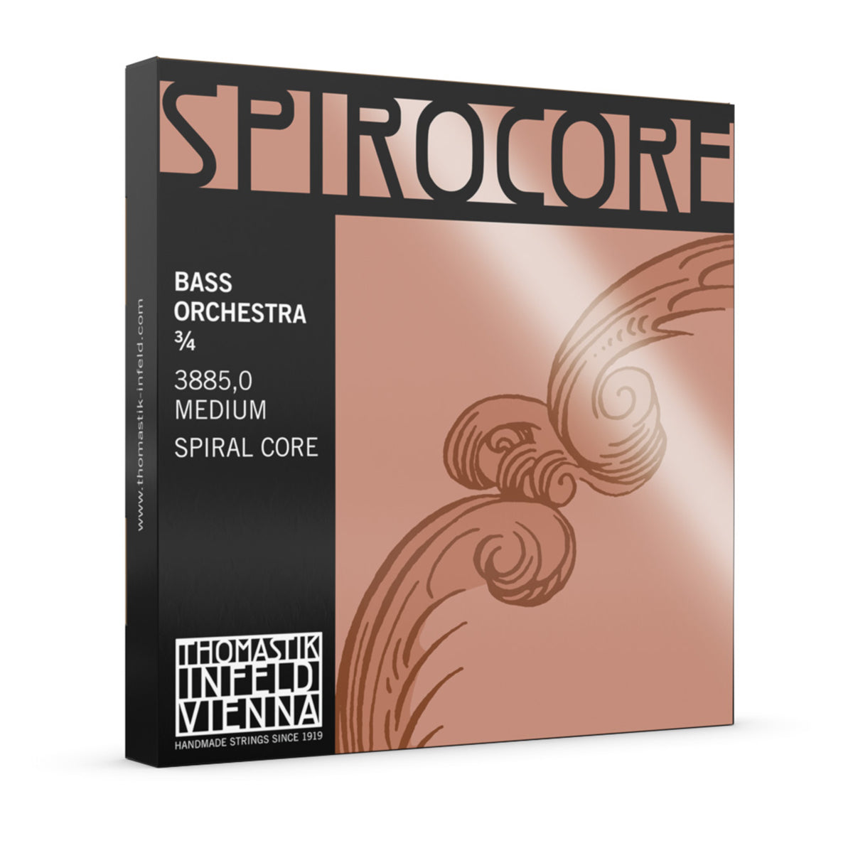 Thomastik 3885 Spirocore Double Bass Orchestra String Set 3/4 - Light/Medium Gauge