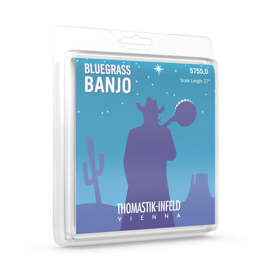 Thomastik 5755 Banjo 5-String Set for Bluegrass - Excellent Tuning Stability