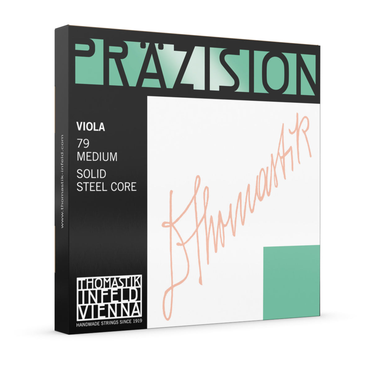Thomastik Prazision Viola String Set DT79 Medium 4/4 Carbon Steel Chrome Wound