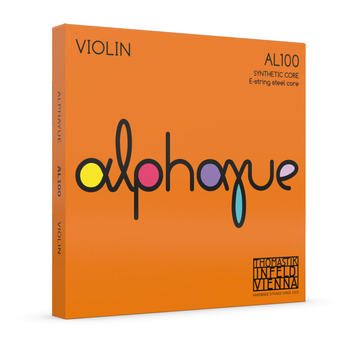 Thomastik AL100 Alphayue Violin String Set - 4/4, 3/4, 1/2, 1/4, 1/8, 1/16 - Medium Gauge