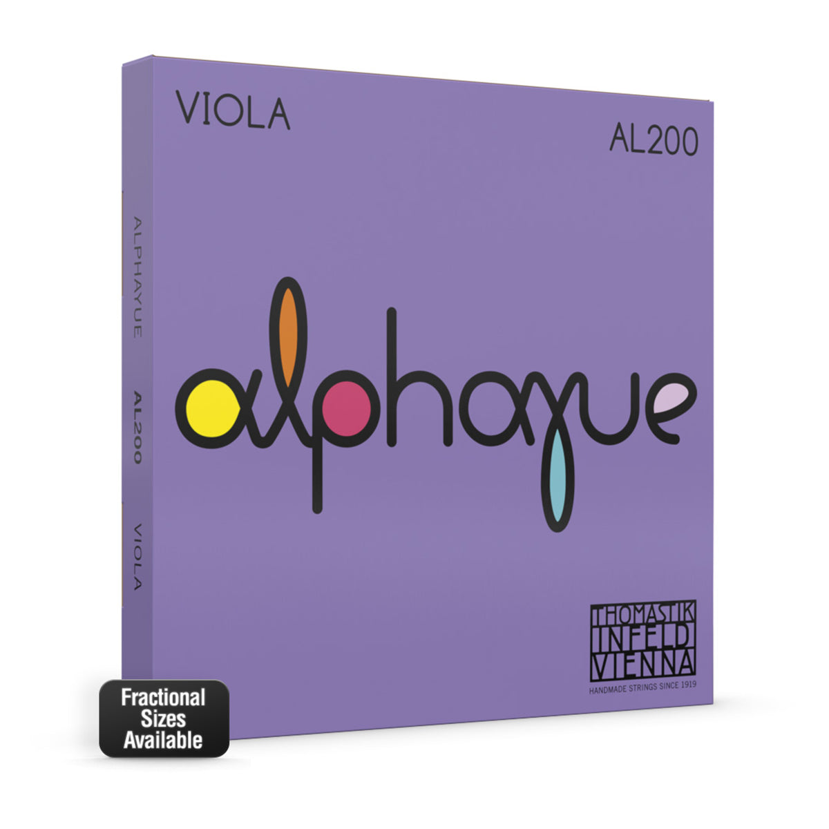Thomastik AL200H Alphayue Viola String Set 1/2 Size (13") Medium