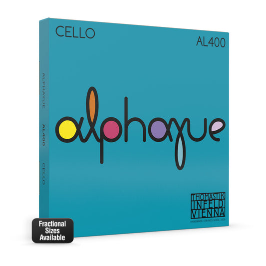 Thomastik AL400.1/8 Alphayue Cello String Set 1/8 Size Medium