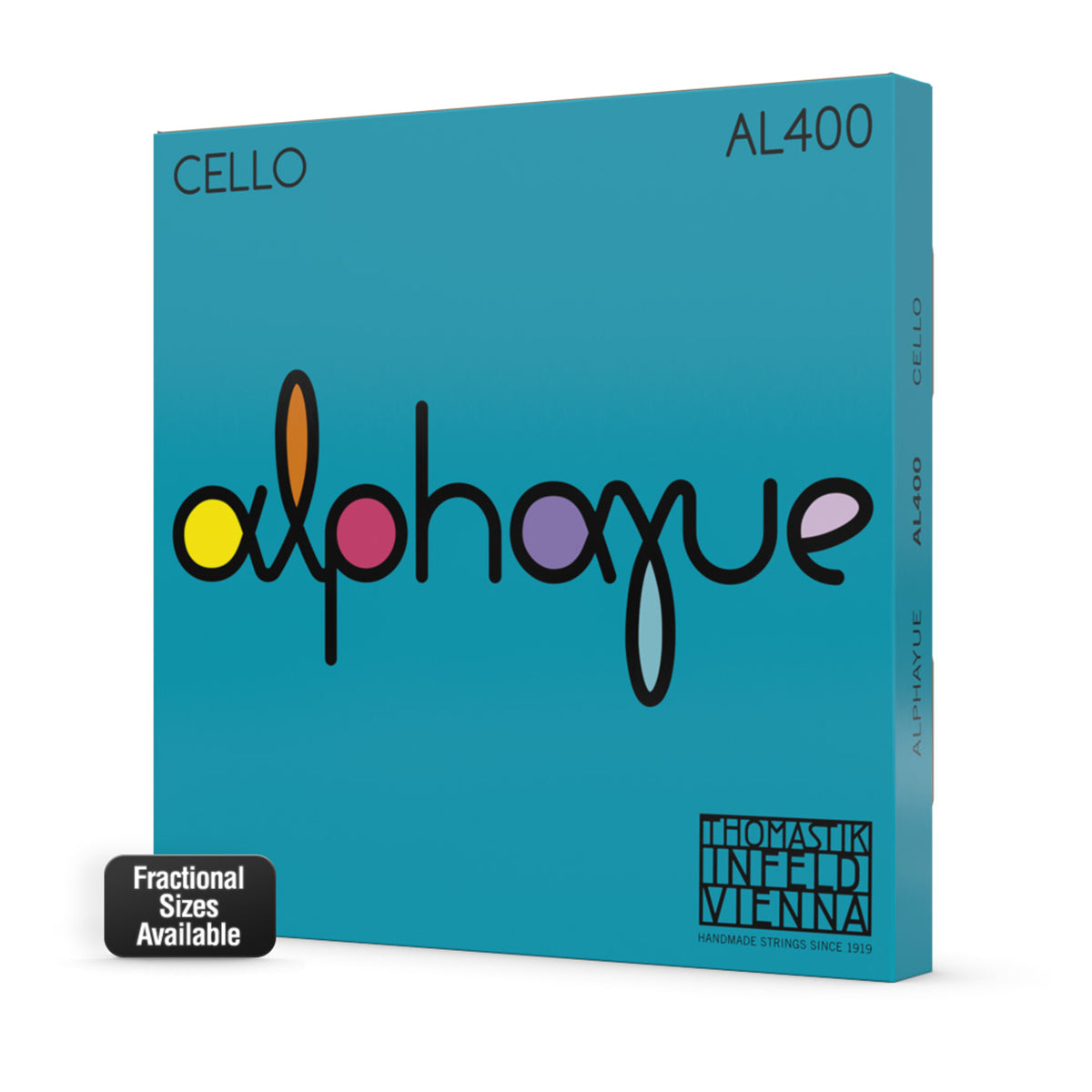 Thomastik AL400.1/8 Alphayue Cello String Set 1/8 Size Medium — view 2