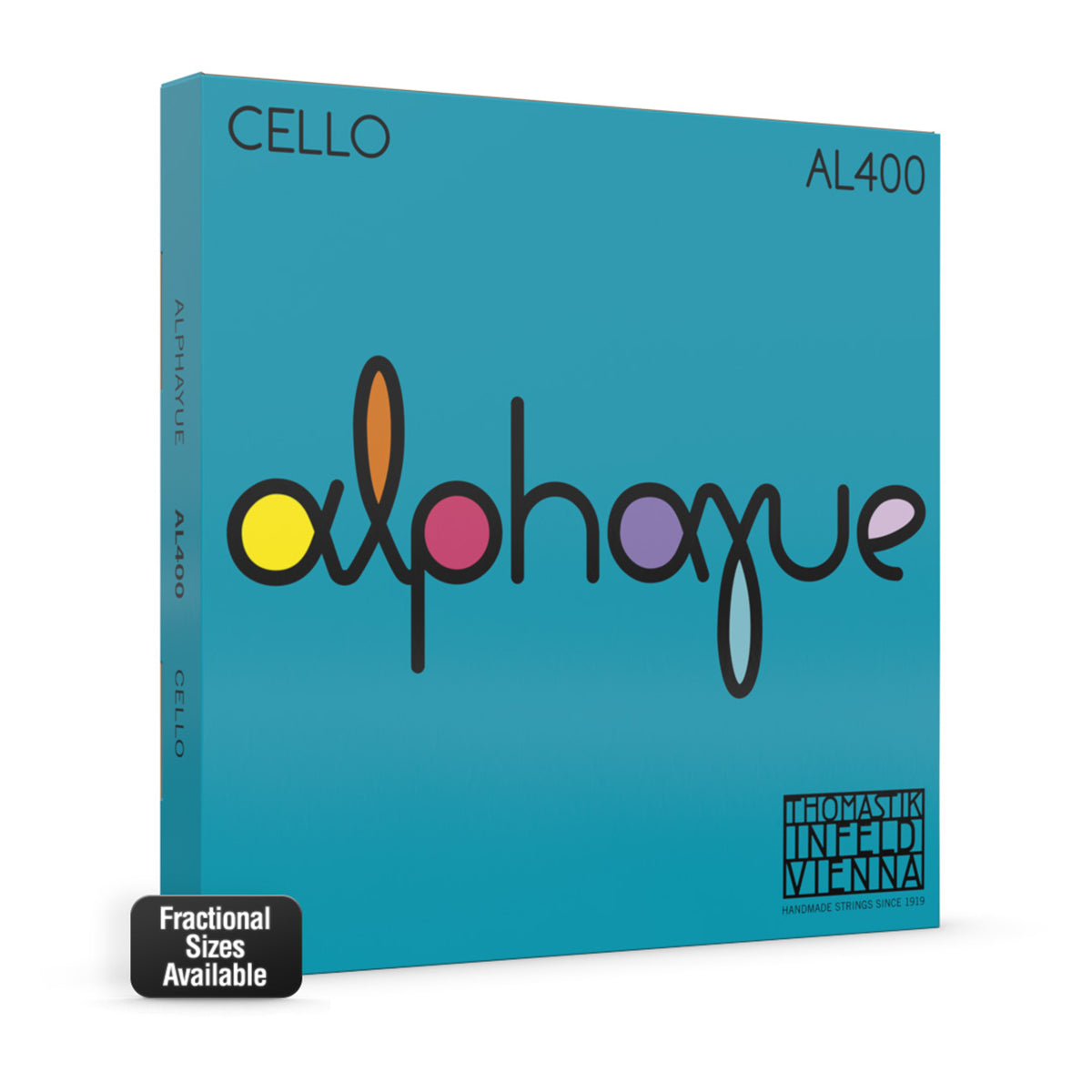 Thomastik AL400H Alphayue Cello 1/2 Size String Set - Medium Gauge