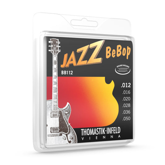 Thomastik BB112 Bebop Roundwound Guitar String Set 12-50 for Jazz Guitar