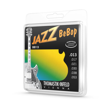Thomastik BB113T Bebop Roundwound Guitar String Set 13/53 with Tin Plated Trebles for Jazz Guitar — view 2