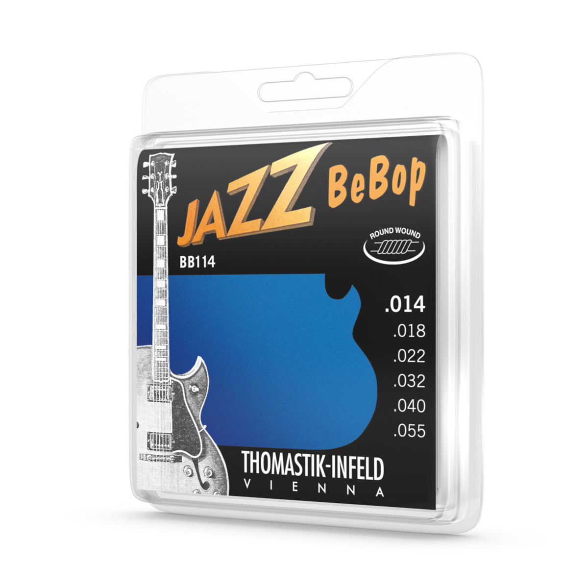 Thomastik BB114 Bebop Roundwound Jazz Guitar Strings Set 14/55 — view 2