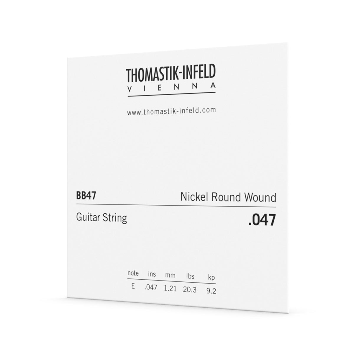 Thomastik BB47 Bebop Roundwound 47 Nickel Jazz Guitar String — view 2
