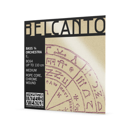 Thomastik BC64 Belcanto Double Bass Orchestra 3/4 'E' String — view 2