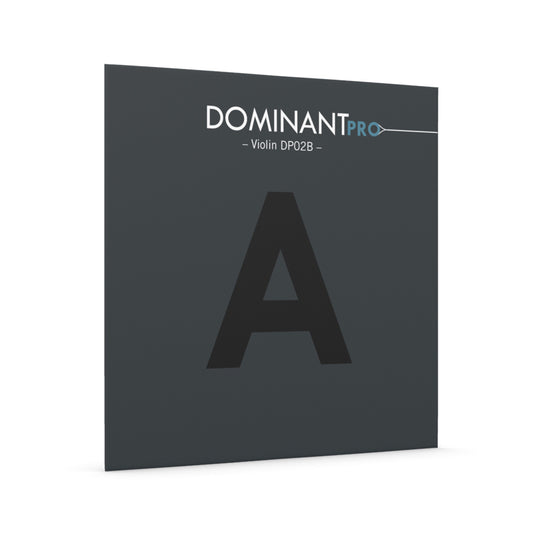 Thomastik DP02B Dominant Pro A Violin String Chrome Plated, 4/4 Medium, Carbon Steel Core, Long Lifespan, Low Tension, High Dynamic Range
