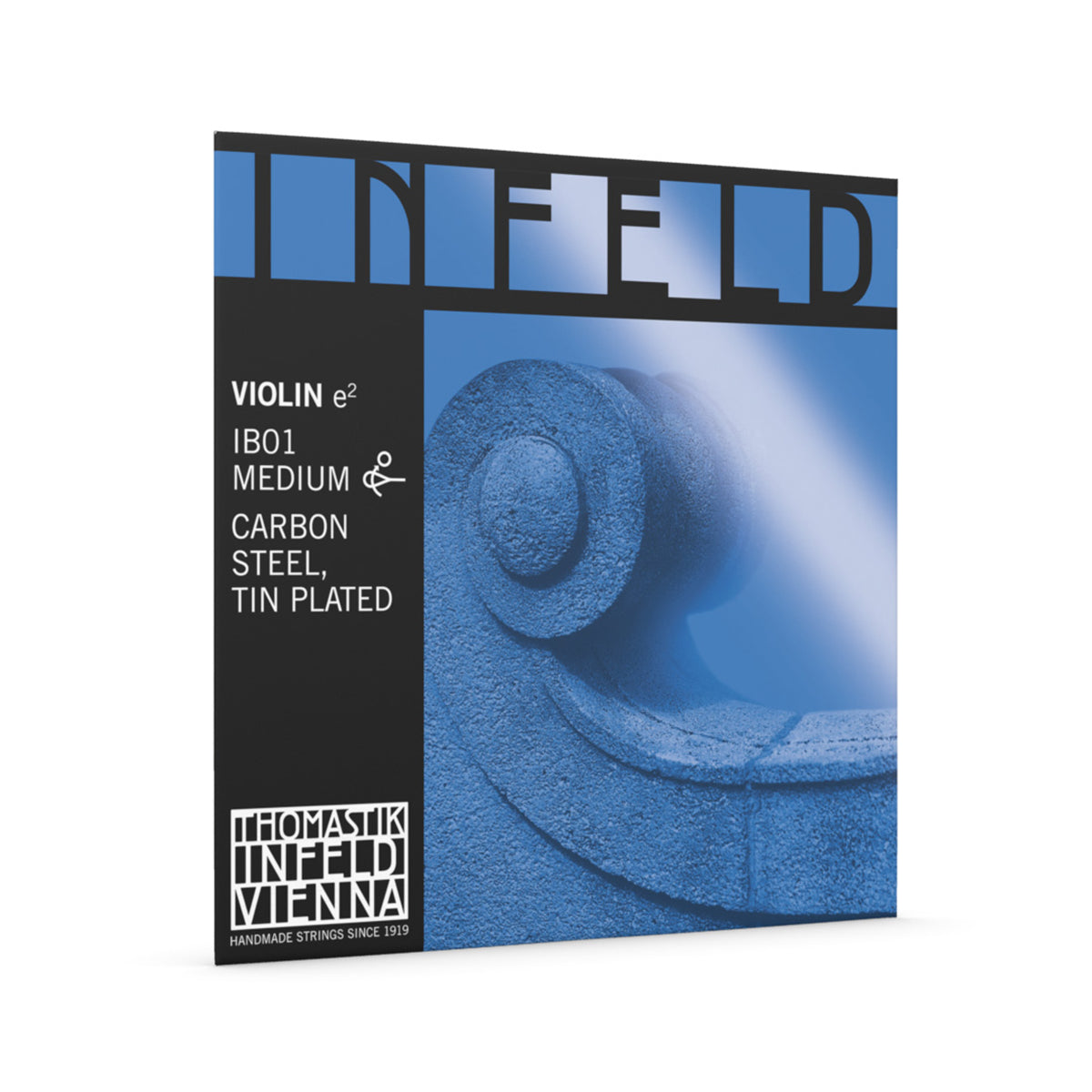 Thomastik IB01 Infeld Blue Violin E String 4/4 Medium Carbon Steel Tin Plated