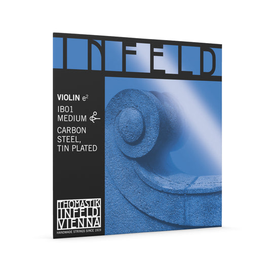 Thomastik IB01 Infeld Blue Violin E String 4/4 Medium Carbon Steel Tin Plated