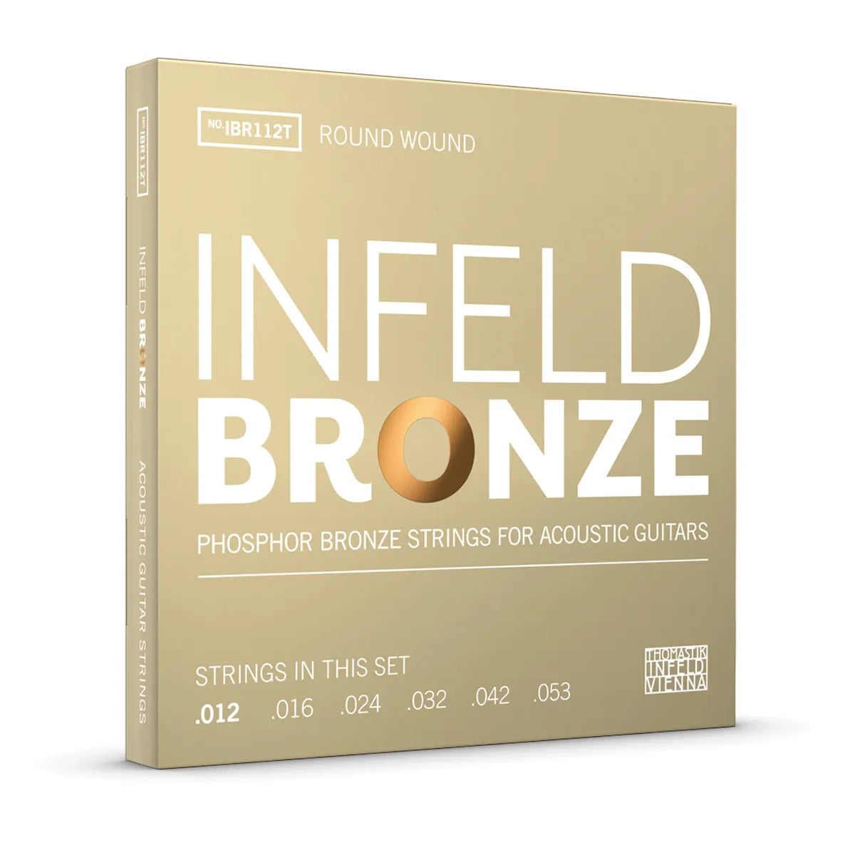 Thomastik IBR112T Infeld Phosphor Bronze Acoustic Guitar Strings 12-53 Set