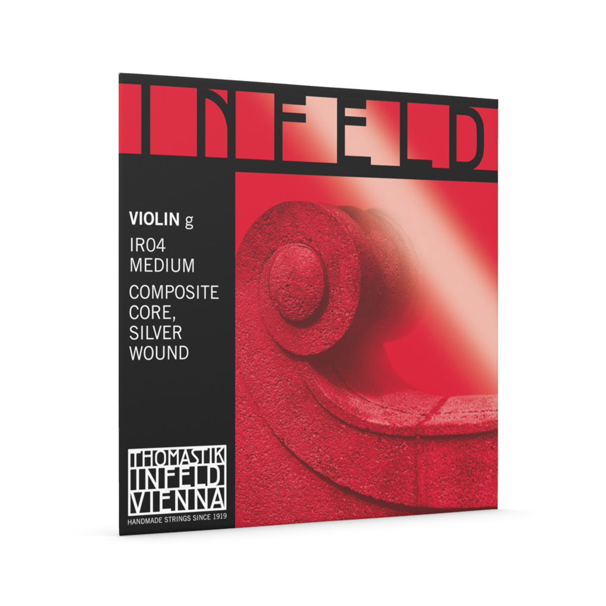 Thomastik IR04 Infeld Red Violin G String 4/4 Medium Silver Wound Composite Core
