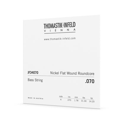 Thomastik JF34070 Flatwound Bass Guitar String .70 Gauge 34" Scale — view 2