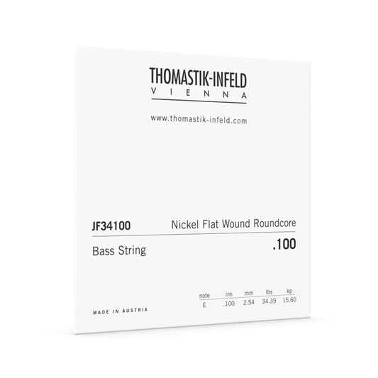 Thomastik JF34100 Flatwound Bass Guitar String .100 Gauge 34" Scale