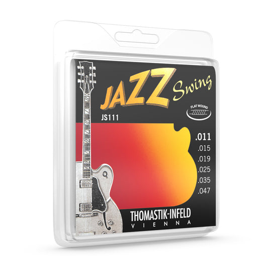 Thomastik JS111 Jazz Swing Series Flatwound Guitar String Set 11/47