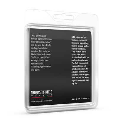 Thomastik JS113T Jazz Swing Series Flatwound Guitar String Set 13/53 Tin Plated Trebles — view 3
