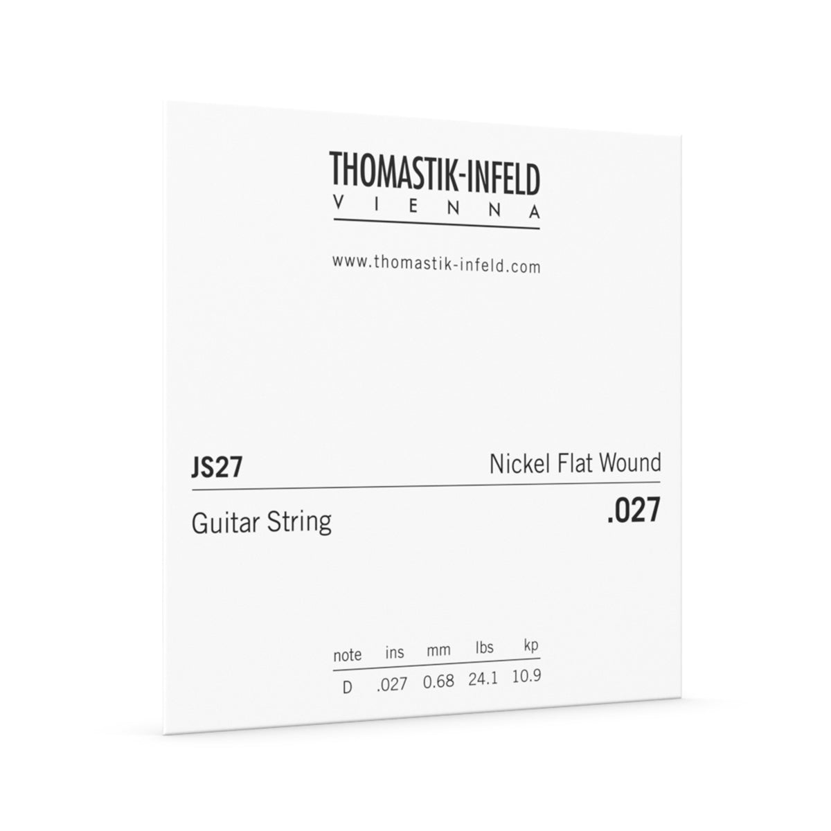 Thomastik Jazz .027 Nickel Flatwound Guitar String [DTJS27]