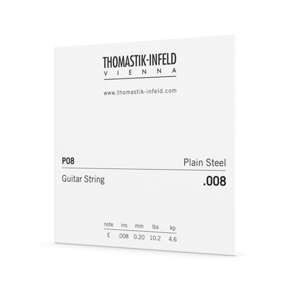 Thomastik DTP08G .008 Gauge Brass Plated Steel String for Acoustic Guitar — view 2