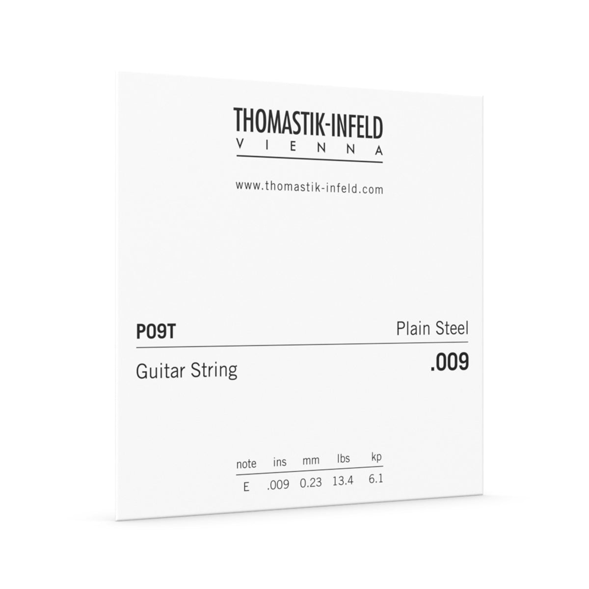 DTP09TG Thomastik .009 Single String Plain Tin Plated Steel