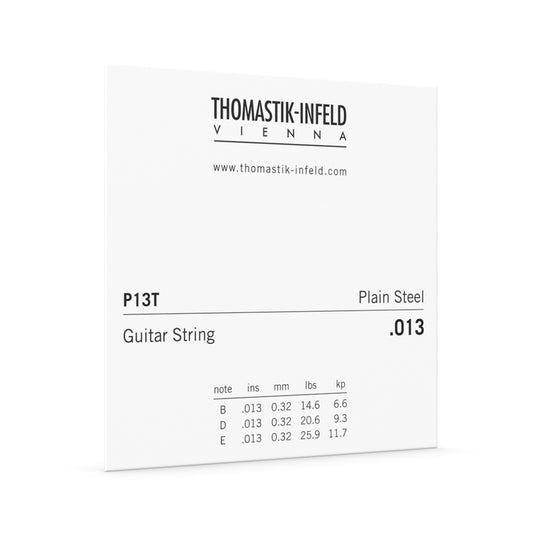Thomastik .013 Single String Plain Tin Plated Steel Guitar String
