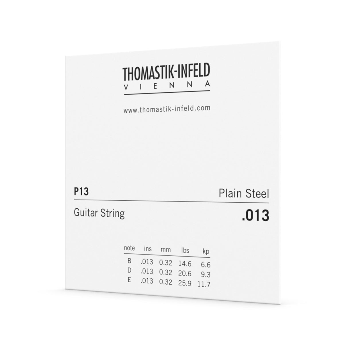 Thomastik DTP13 .013 Plain Steel Guitar String Brass Plated — view 2