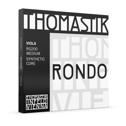Thomastik RO200 Rondo Viola String Set - 4/4 Medium Strings with Warm Sound and Excellent Projection